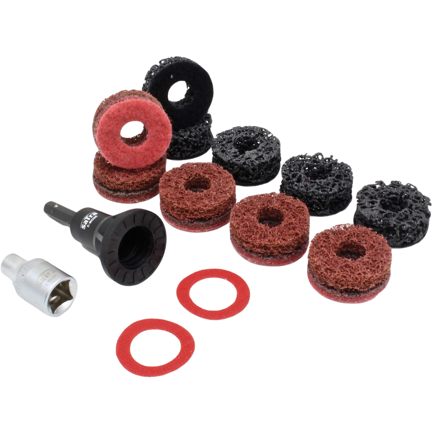 Radnabenschleifer Set Stehbolzen Radmutterbolzen Bremsscheiben Reinigung Kfz