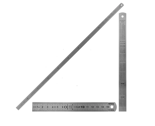 1m Stahllineal Anreißlineal Werkstattlineal Messlineal Maßband Markierung Holz