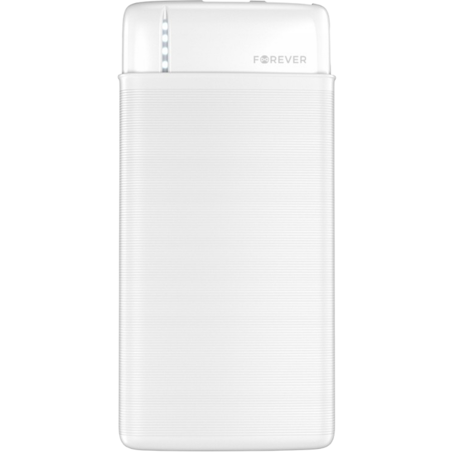 Powerbank Ladegerät 20000mAh 2x USB USB-C für alle Handys Weiß Li-Poly Akku