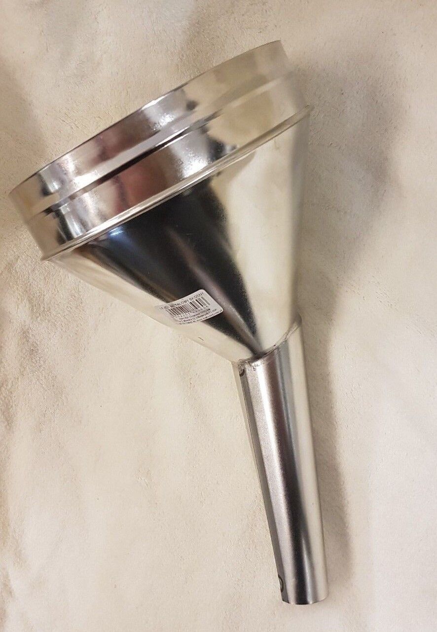 Metalltrichter Verzinkt Blech Einfüll 165mm Sieb Benzin Diesel ÖL Wasser 2cm