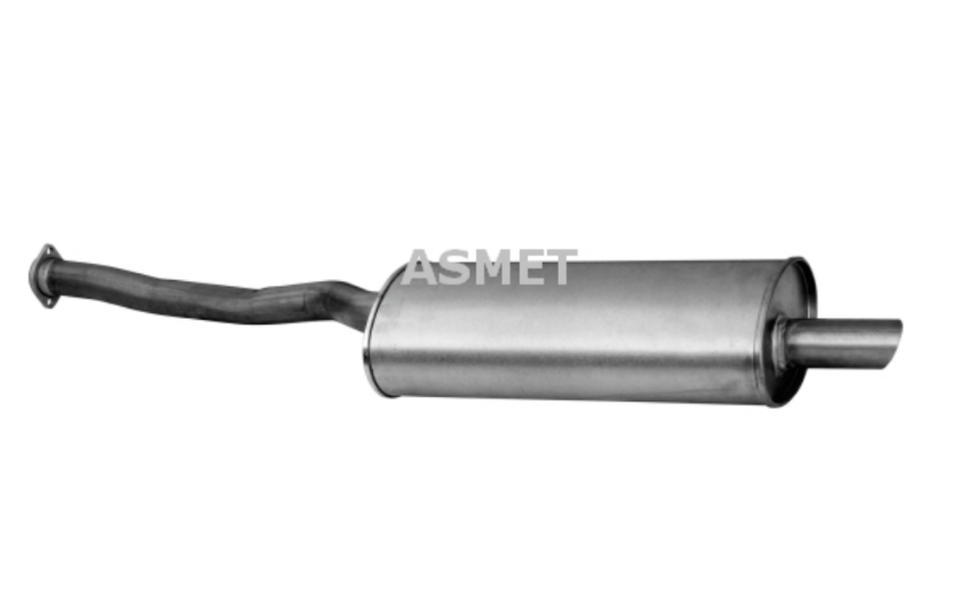 Asmet BMW 3er E36 320i 150PS 323i 170PS Endschalldämpfer Endtopf Auspuff hinten