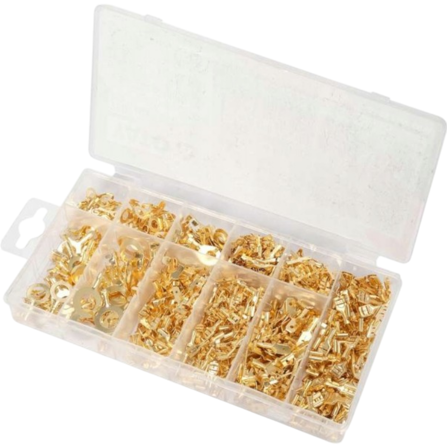 elektro Kabel Steckverbinder Messing Sortiment 750 Kfz Kabelschuhe Flachstecker