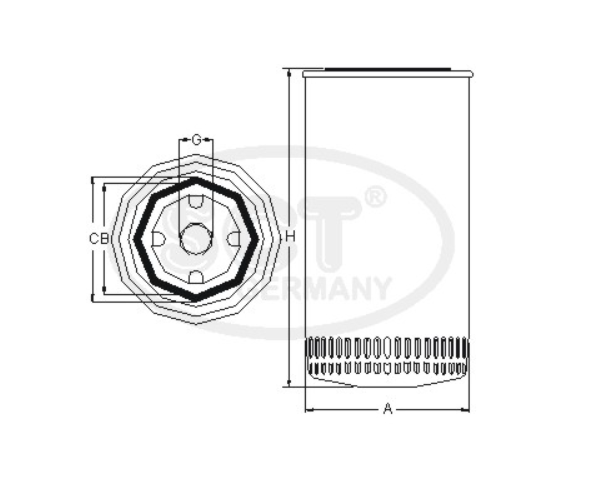 ÖLFILTER für T4 BUS LT 2.4 D/TD 2.5 i TDI AXG AHY ACV AYC Volvo 740 760 940 960