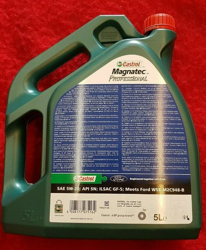 5L CASTROL MAGNATEC PRO E 5W20 EcoBoost Ford Fiesta Focus engine oil WSS-M2C948-B
