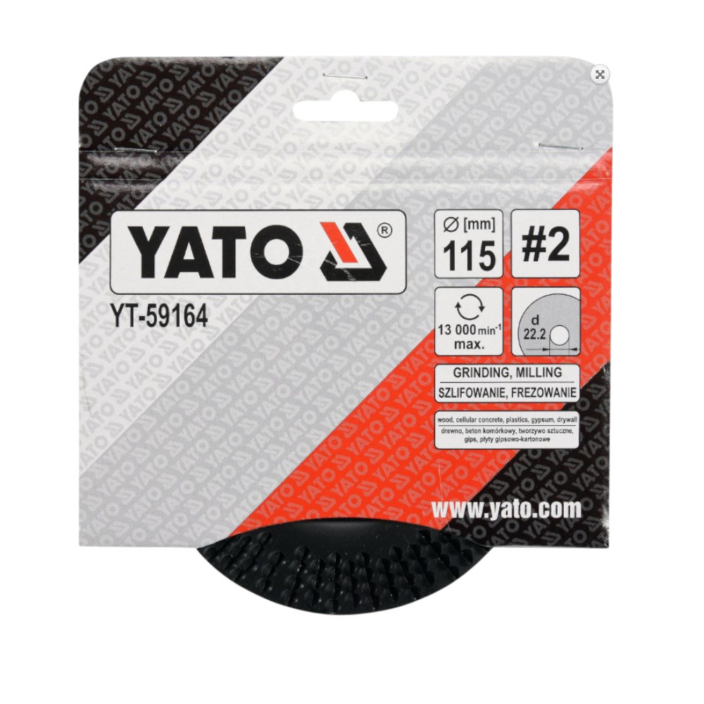 Schleifscheibe Holzraspel 115x22,2mm Raspelscheibe 13000min1 Universalraspel #2