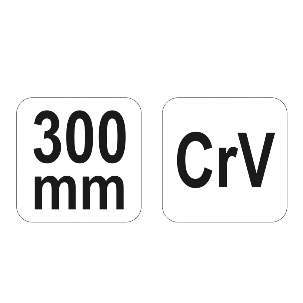Montierhebel Reifen Brecheisen Rehfuß 300mm 12" Reifenheber Chrom-Vanadium-Stahl