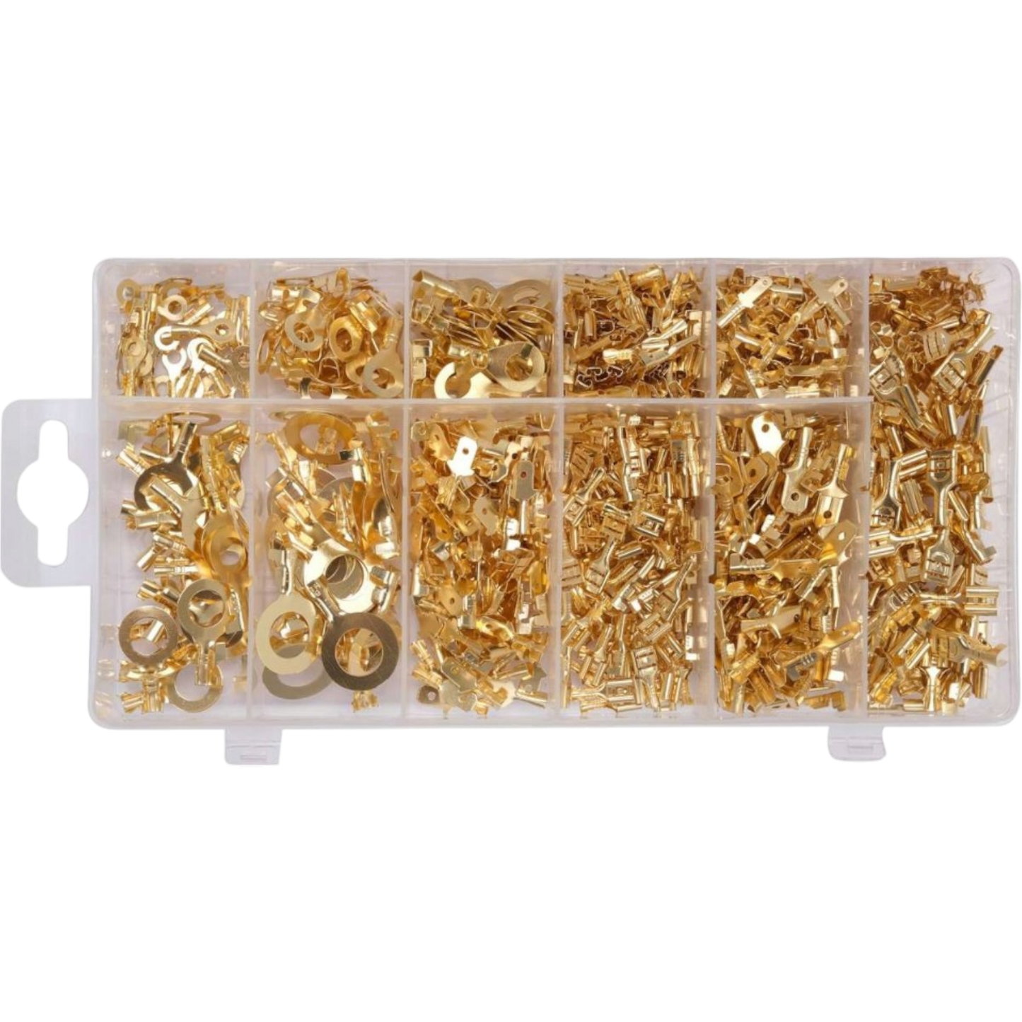 elektro Kabel Steckverbinder Messing Sortiment 750 Kfz Kabelschuhe Flachstecker