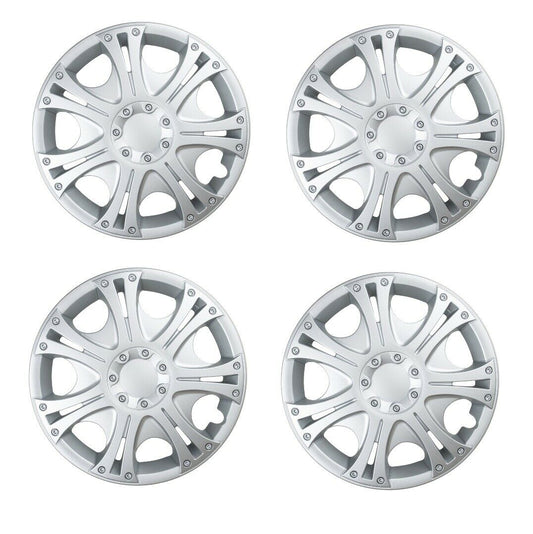 4 wheel cap set Tobago 14 inch wheel cover wheel cover set 7 spokes silver