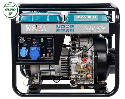 KS8100HDE Notstromaggregat 230V 32A Diesel Stromgenerator Notstromerzeuger 6.5kW