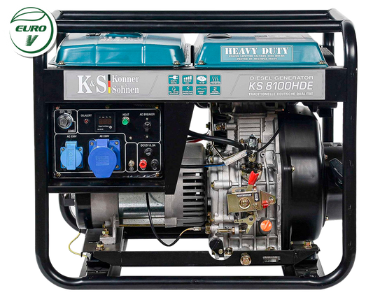 KS8100HDE emergency power unit 230V 32A diesel electricity generator emergency power generator 6.5kW