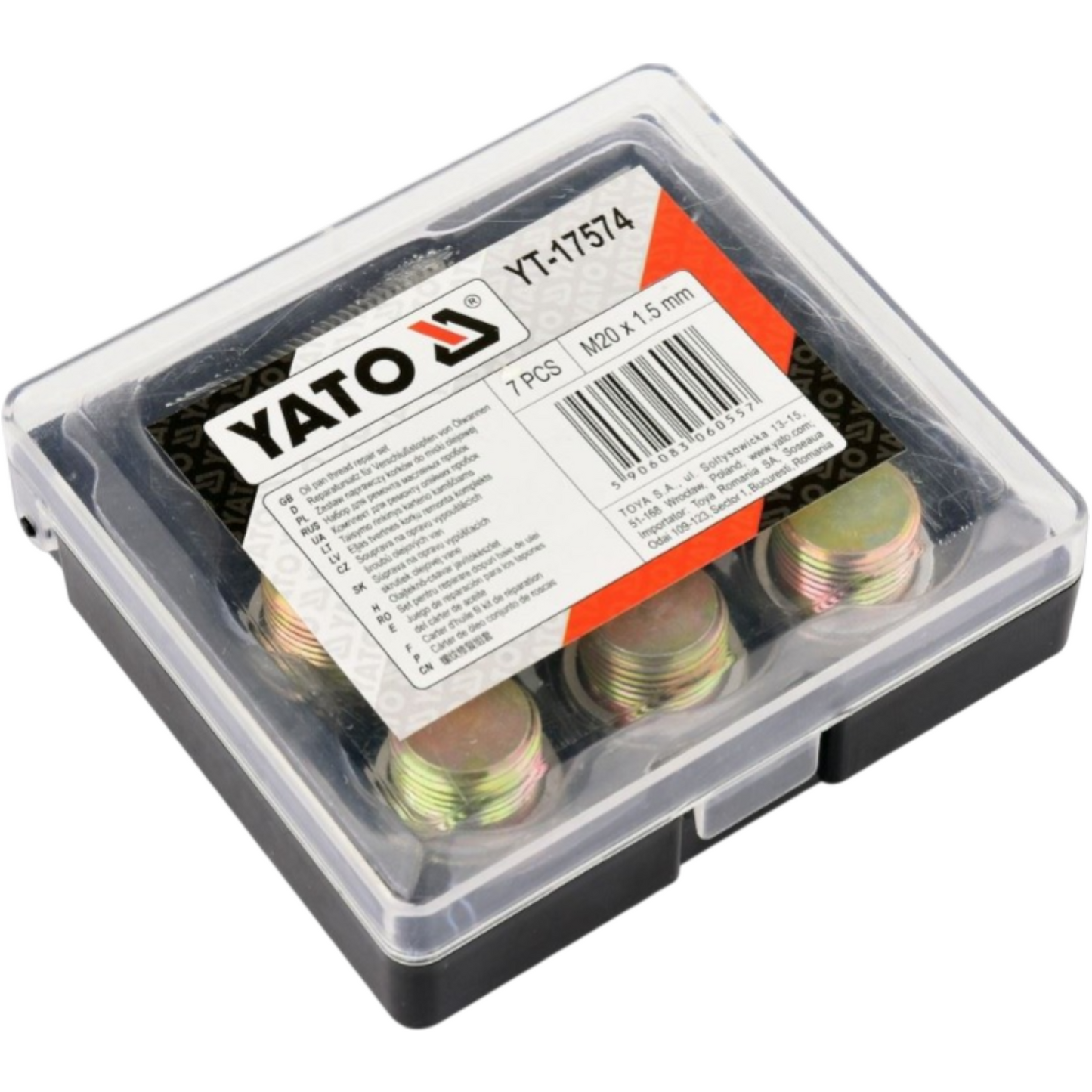 Reparatur Ölablassschraube M20 x 1,5 Ölablassgewinde 7tlg Gewindeschneider Kfz