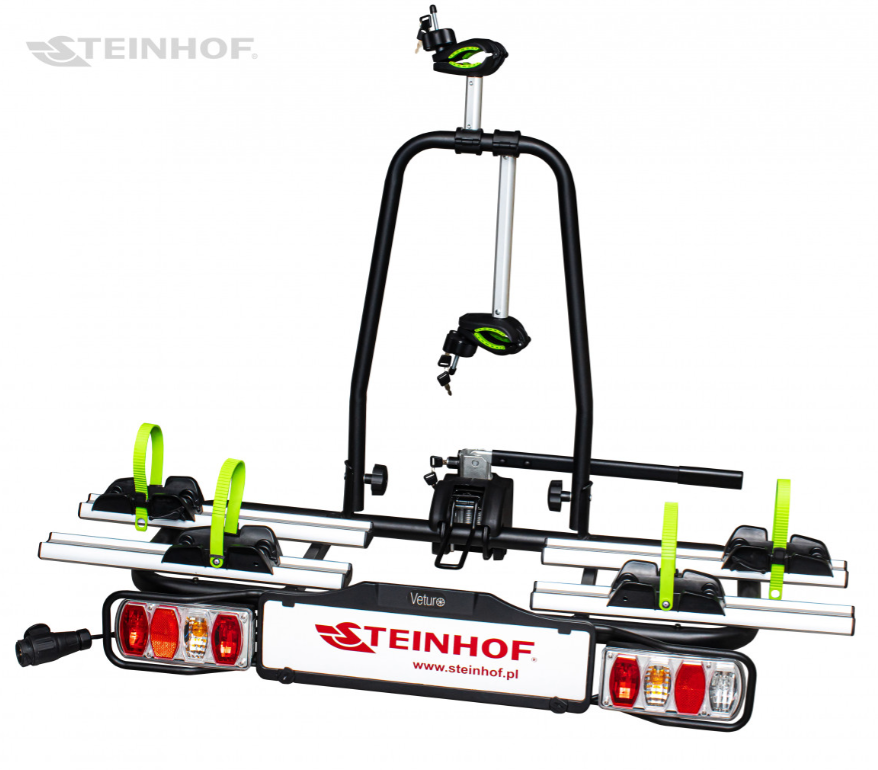 E-Bike Fahrradträger Anhängerkupplung Heckträger für 2 E-Bikes 13 polig 60kg