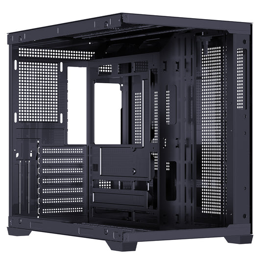 PC Gehäuse Computer Case Gaming ATX M-ATX Mini-ITX schwarz Midi Tower SNOWMAN