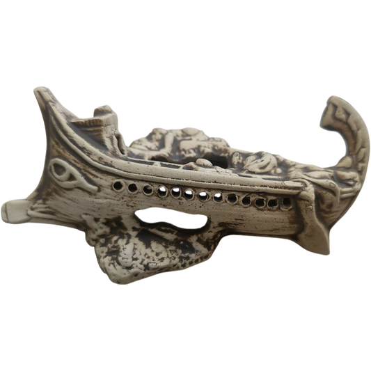 Aquariumdeko Keramik Ton Dekoration Aquarium Gondelier H 6 cm Fische versteck