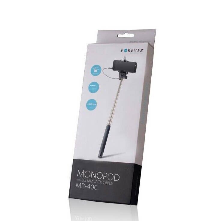 Smartphone Selfie Stick 1m 3,5 Klinke Stativ Teleskop Stange Fernbedienung Handy