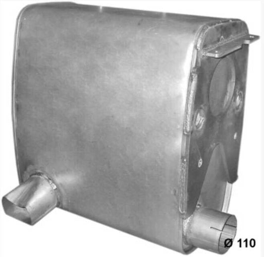 MAN TGA LKW Auspuff Auspuffanlage Abgasanlage Schalldämpfer Endschalldämpfer