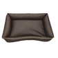 Hundebett Hundekorb Hundekissen Hundesofa Liegeplatz Kunstleder Korb XXL  Braun