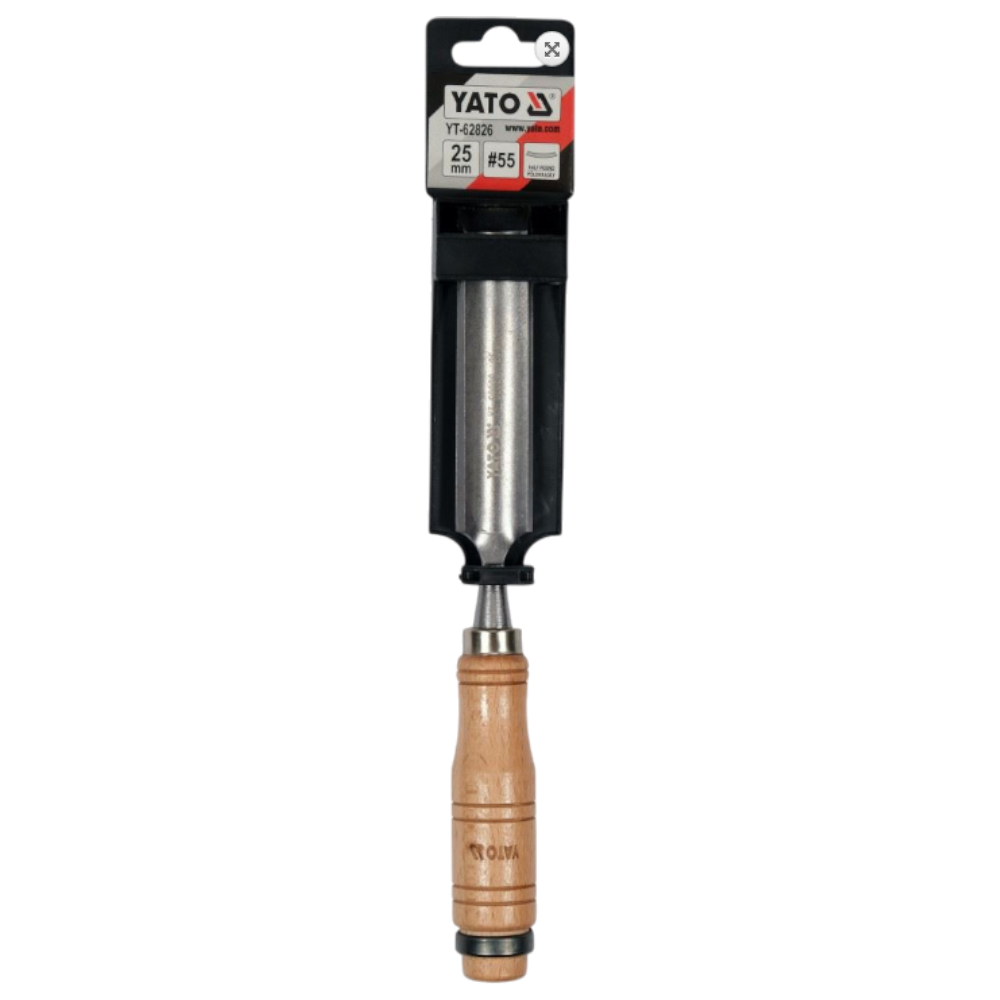 Holzmeißel halbrund Stechbeitel Meißel handkreisförmig 25mm #55 Holzgriff