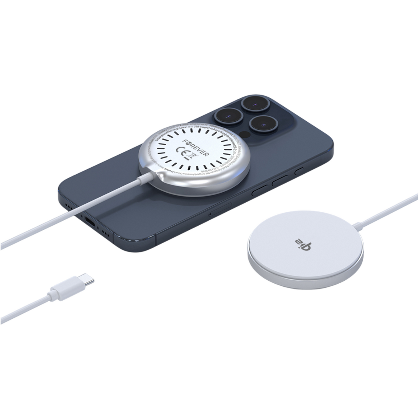 Wireless Charger 15W Universal Induktion Ladegerät Station für Samsung IPhone 3A