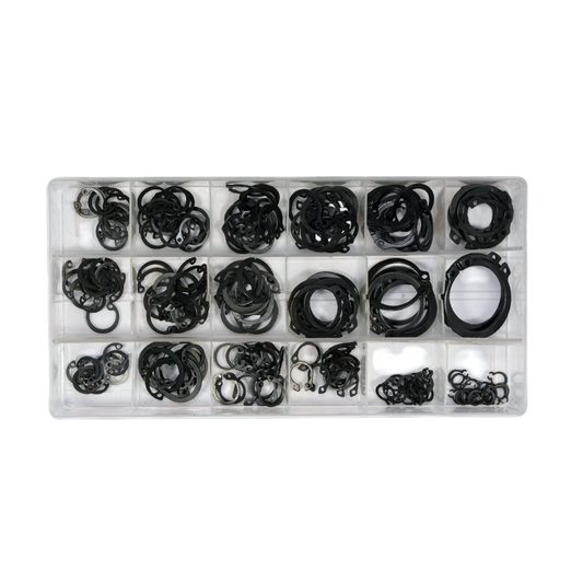Seegerring Innen/Außen Sortiment 225 tlg. Sicherungsring Sprengring Seegeringe
