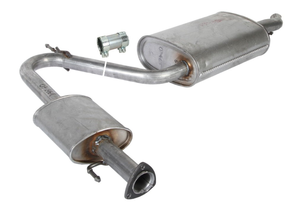 Field silencer end pot exhaust from Kat for Fiat Ducato 244 2.3 2, boxer 2.2hdi