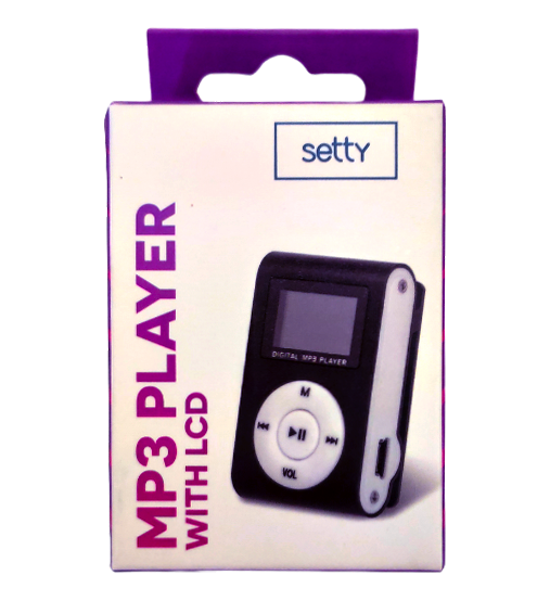 MP3 Player Digital LCD Bildschirm LED Licht Miniclip Musik