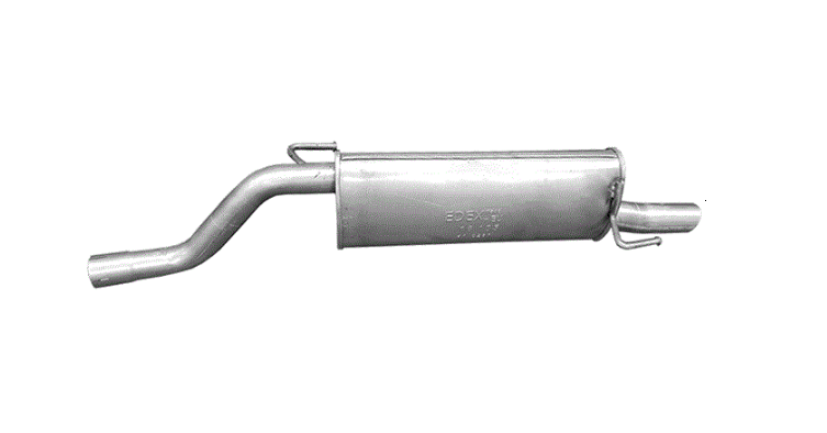 Endschalldämpfer Endtopf Auspuff Abgas für Alfa Romeo Mito 1.6 JTDM ab 2008