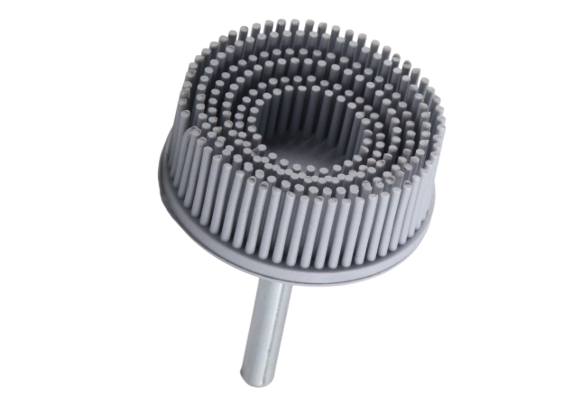 Borstenscheibe Schmirgelkautschuk Schleifbürste Polierscheibe Bohrmaschine grau