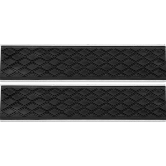 magnetische Schraubstockschutzbacken Gummi Belag 125x30 mm Aluminium Spannbacken