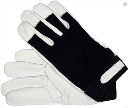 Arbeitshandschuhe Gr 10 XL Montagehandschuhe Schutzhandschuhe Leder dick fest