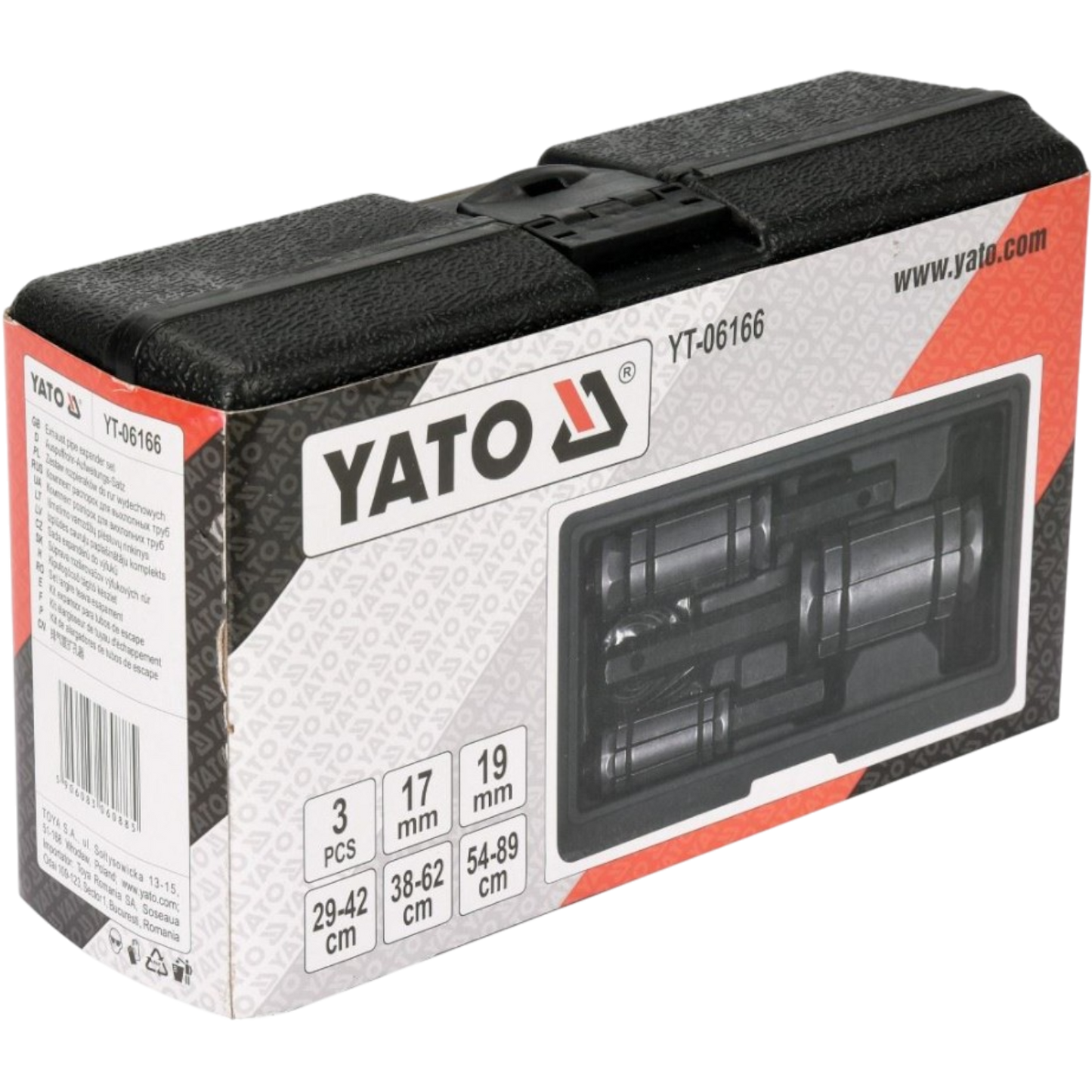 Rohraufweiter Rohrweiter Set 29-89mm Auspuff Rohrexpander Rohrspreizer Dehnen