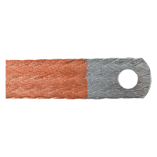 Masseband Batterie Polklemme Minuspol Kupferband Band anschraubbar 20cm 20mm