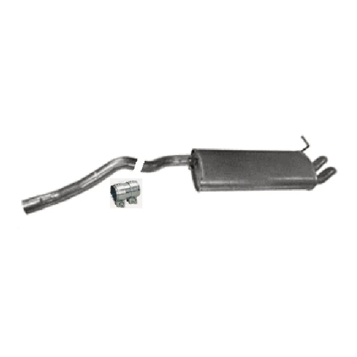 Endschalldämpfer Endtopf Auspuffanlage für Skoda Octavia III 1.4 TSI 2012-2020