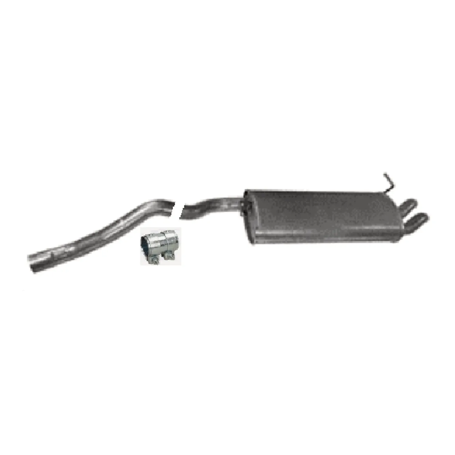 Endschalldämpfer Endtopf Auspuffanlage für Skoda Octavia III 1.4 TSI 2012-2020