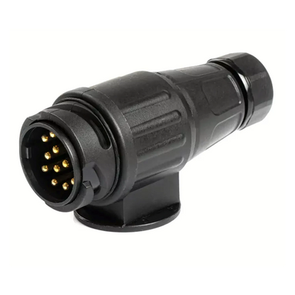 Amio 13-Poliger Anhänger ersatz Stecker 12V KFZ PKW Auto Wohnanhänger Trailer
