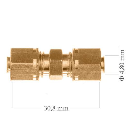 Reparatur Bremsleitungsverbinder Quick Brake WP einschraub 4,75mm ohne bördeln
