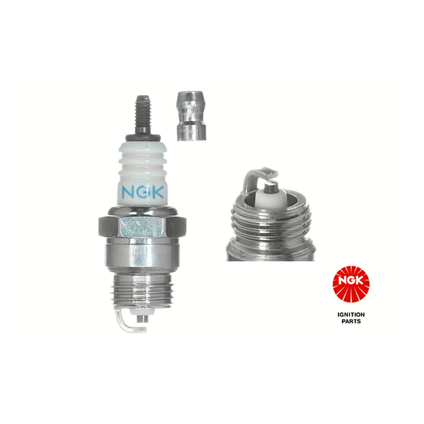 NGK 1270 BPMR6F Zündkerze M14x1,25 für Motorsägen Freischneider Rasentrimmer 2T