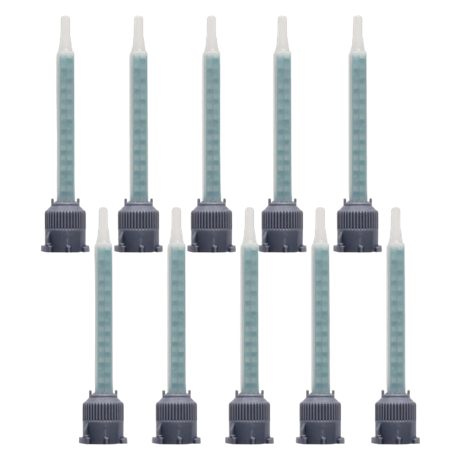 10x Petec Mischrohr Mischdüse für PlastBond Flüssigmetall Power BiBond POXY