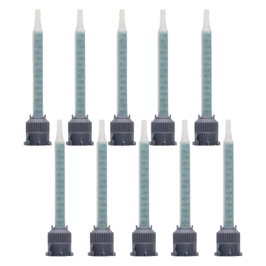 10x Petec Mischrohr Mischdüse für PlastBond Flüssigmetall Power BiBond POXY