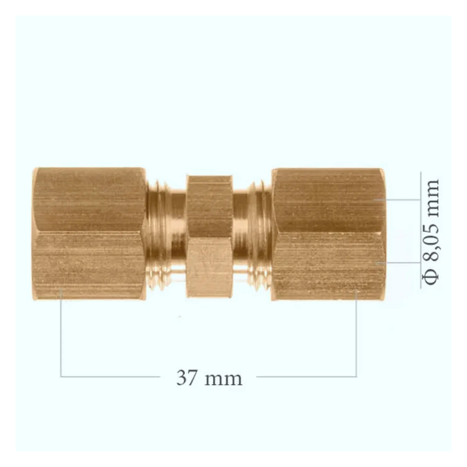 Reparatur Bremsleitungsverbinder Quick Brake WP einschraub 8mm ohne bördeln