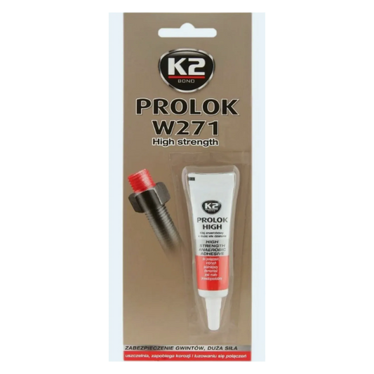 K2 Schraubensicherung Schraubenkleber Klebstoff Gewindesicherung hochfest rot 6g