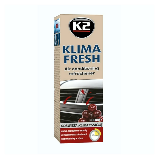 K2 Klima Fresh Cherry Klimaanlagenreiniger Geruchsentfernung Desinfektion 150ml