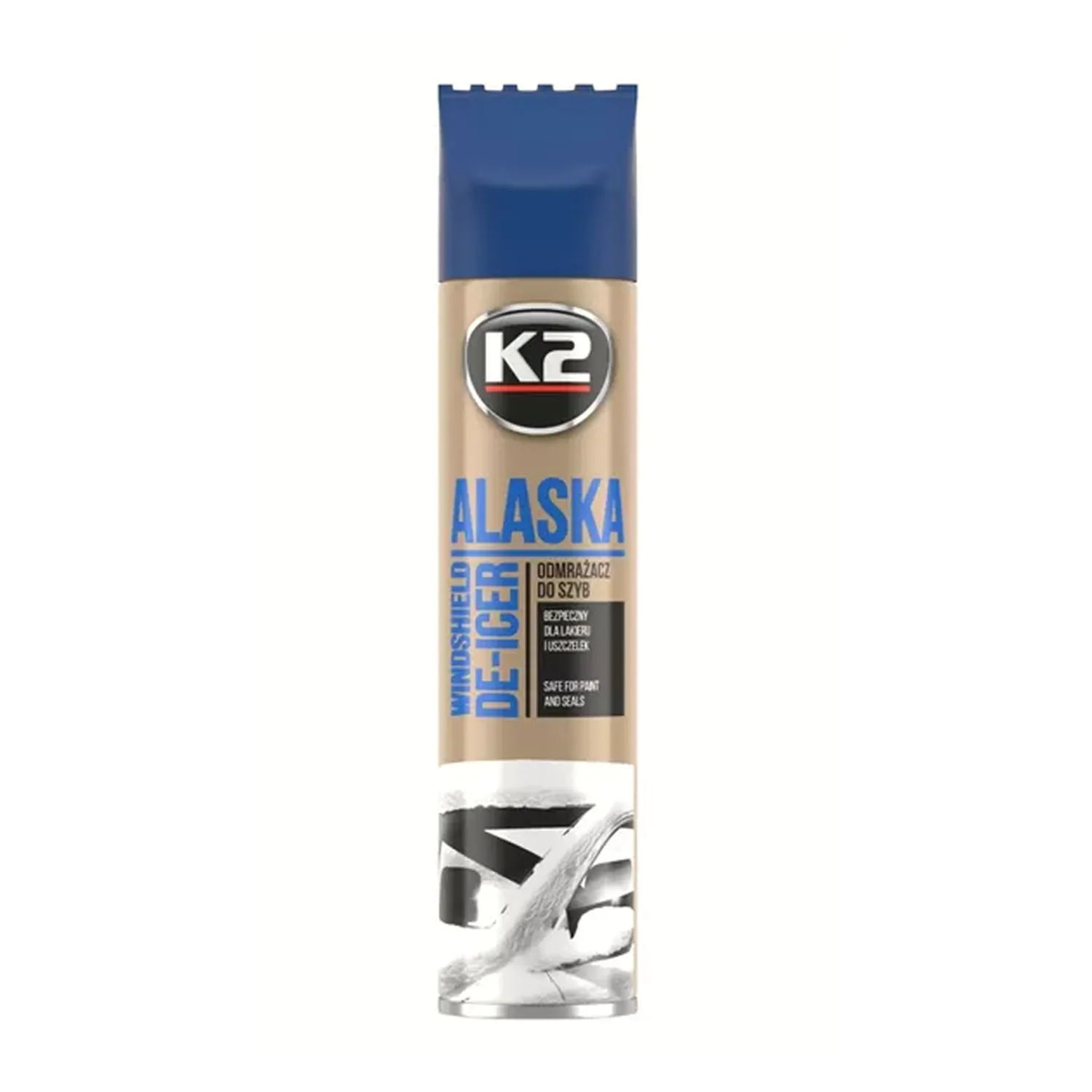 K2 Alaska Scheibenenteiser Enteiserspray Frontscheibe mit Eiskratzer Spray 300ml