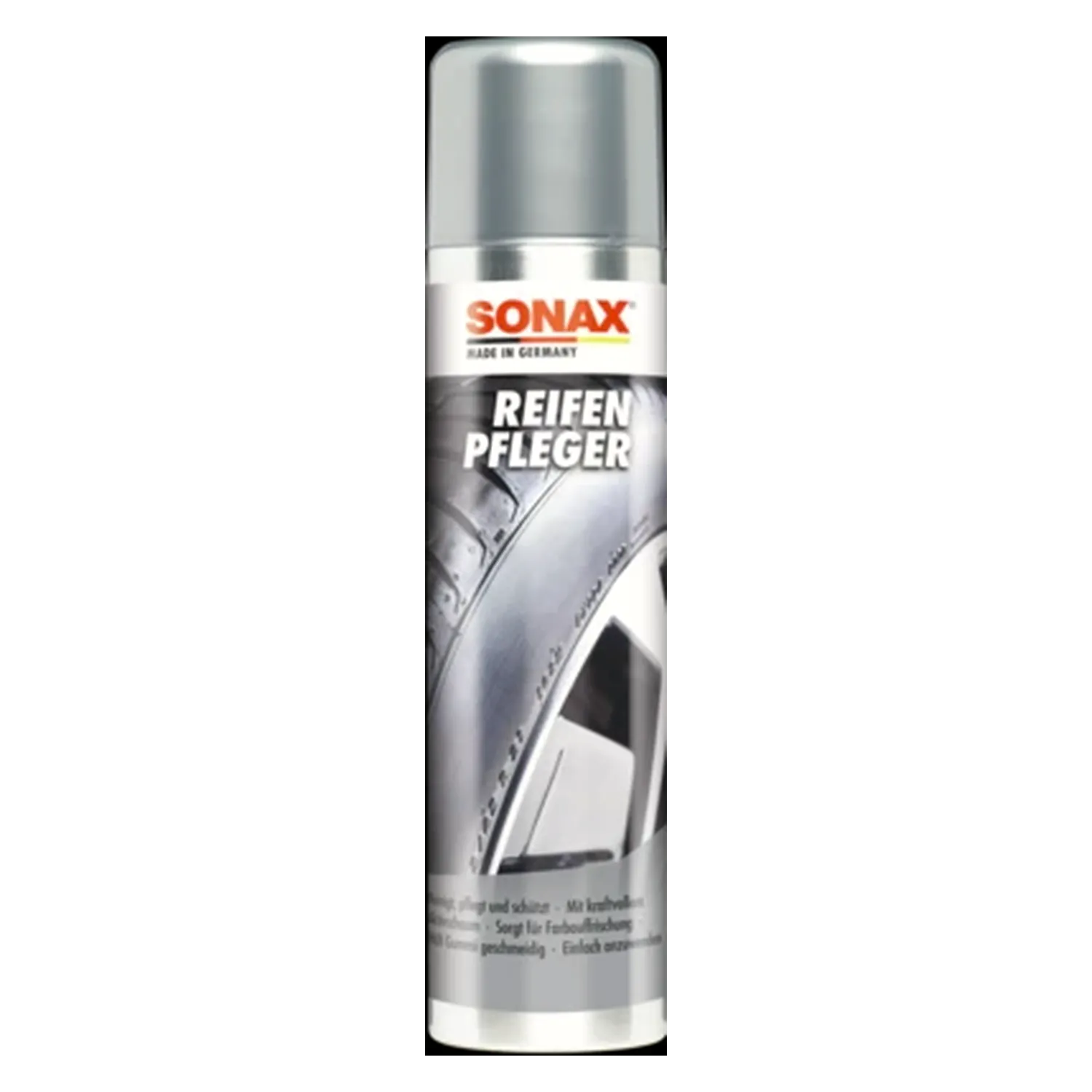 Sonax Reifenpflege Spray Reifenreiniger Gummi Pflege schmutzabweisend 400 ml