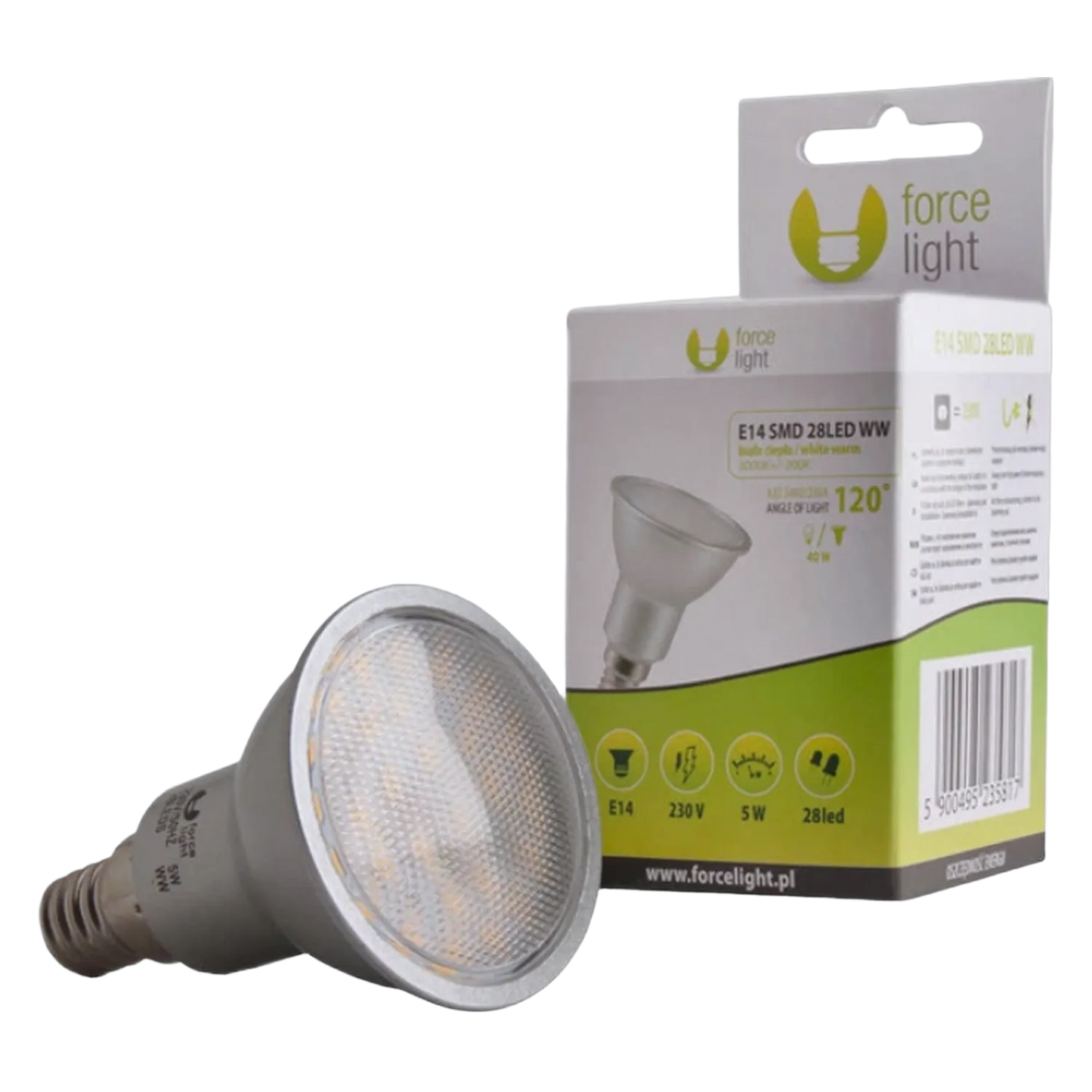 LED Kerze Lampe Birne Glühbirne Glühlampe Sparlampe E14 SMD 28LED 275LM 230V