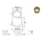 Buchse Starterwelle Anlasser Starter 19x12.8x13.5 für BMW VW Audi Skoda Seat Kia