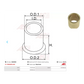 Buchse Starterwelle Anlasser Starter 20,8x17x21,5 für BMW VW Audi Skoda Seat Kia