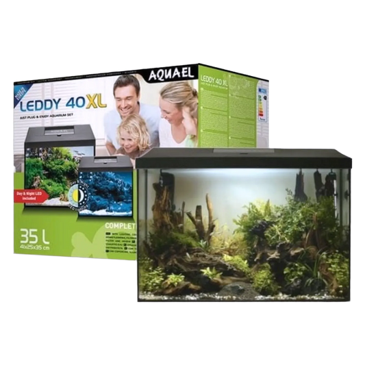 AQUAEL Aquarium Classic LEDDY 40 XL Beleuchtung Abdeckung LED Terrarium 35L