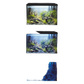 AQUAEL Aquarium AQUA4START 60/P D&N LED Beleuchtung Abdeckung LED Terrarium 54L