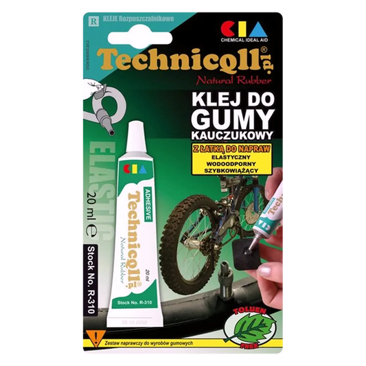 Gummi Kleber Fahrradschlauch Ventil Reparatur Flicken flexibel wasserdicht 20ml